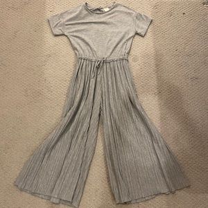 Zara girls grey romper size 11/12